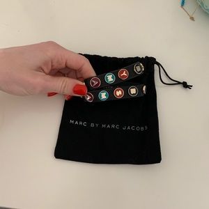 Marc Jacobs wrap logo multicolor bracelet
